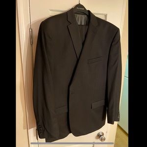 Calvin Klein Charcoal Fitted Suit